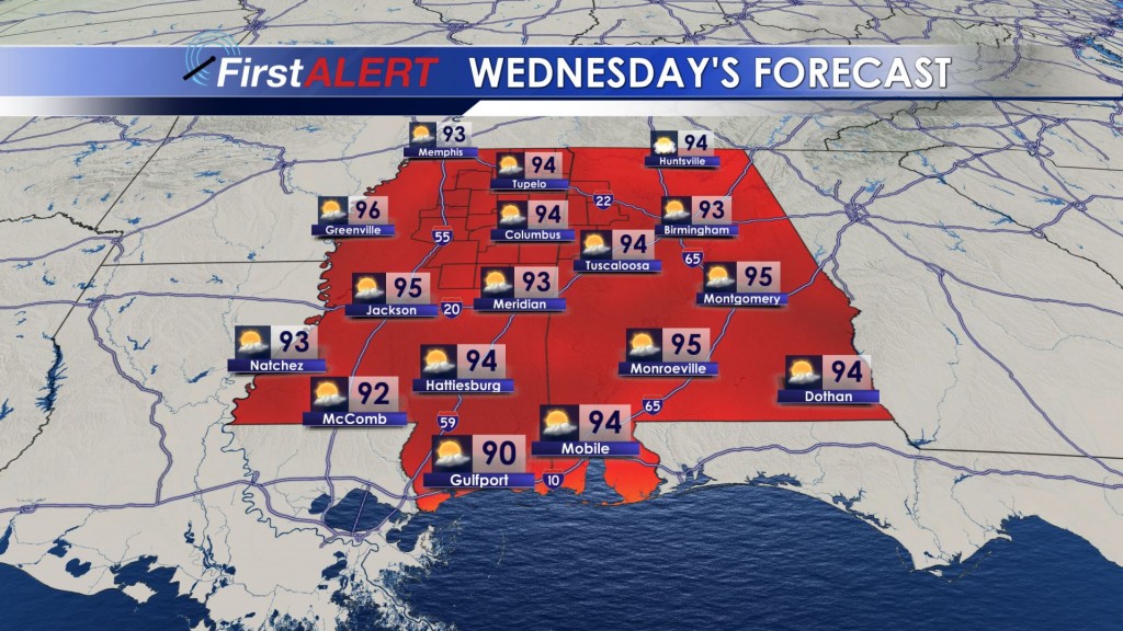 Wednesday's Forecast