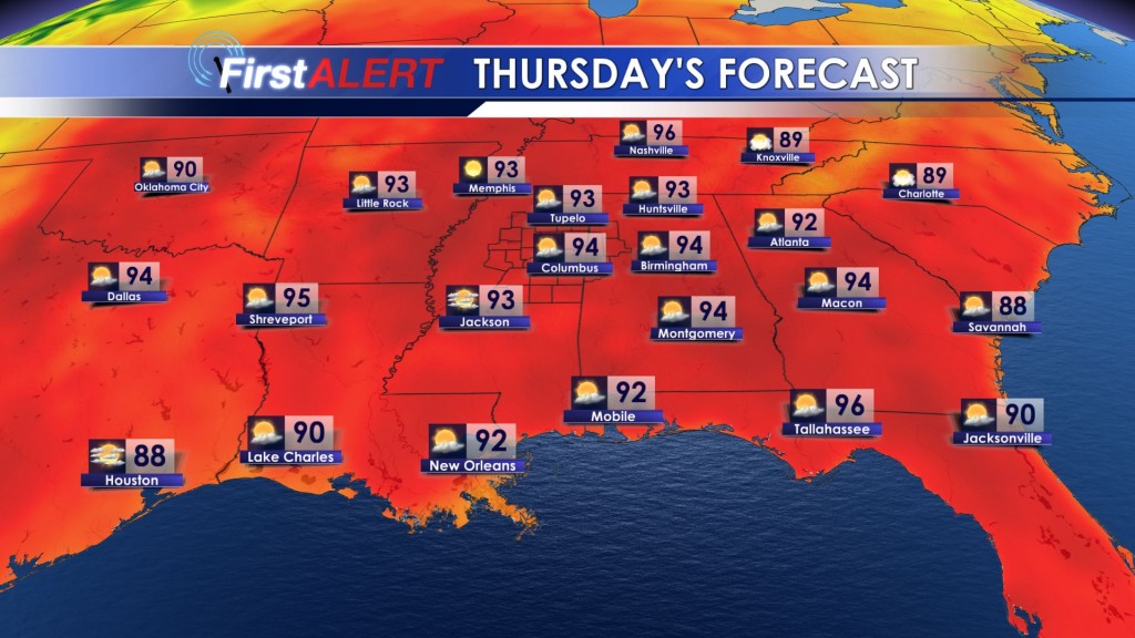 Thursday;s Forecast