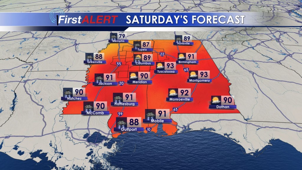 Saturday's Forecast
