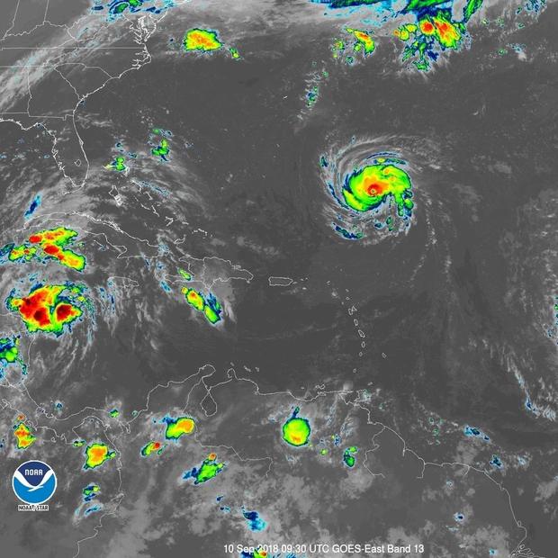 NOAA/NESDIS/STAR GOES-16 ABI BAND 13 OR_ABI-L1b-RadF-M3C13_G16_s20182530930315_e20182530941093_c20182530941150.nc