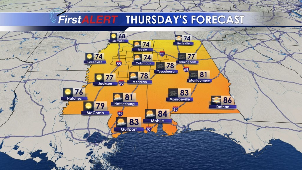 Thursday's Forecast