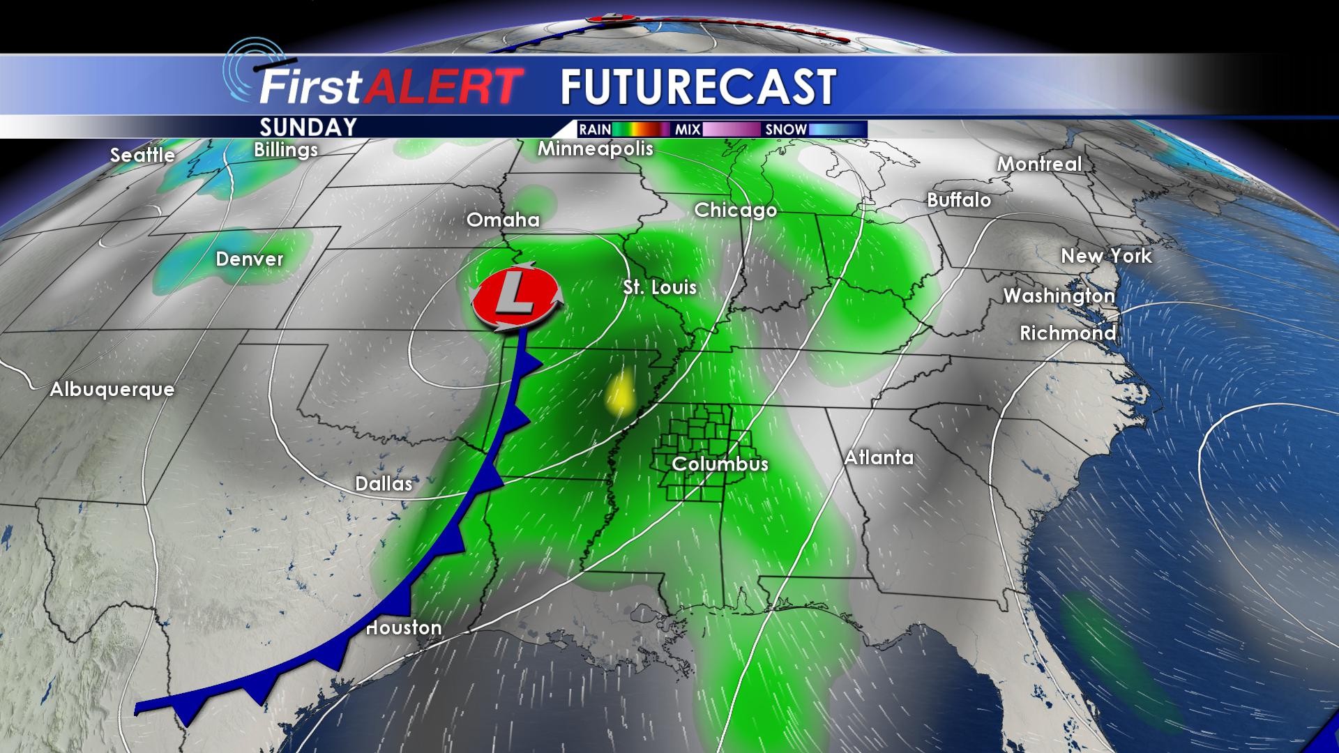 A Quiet Week Remains, but Storms on the Horizon Again... - Home - WCBI ...