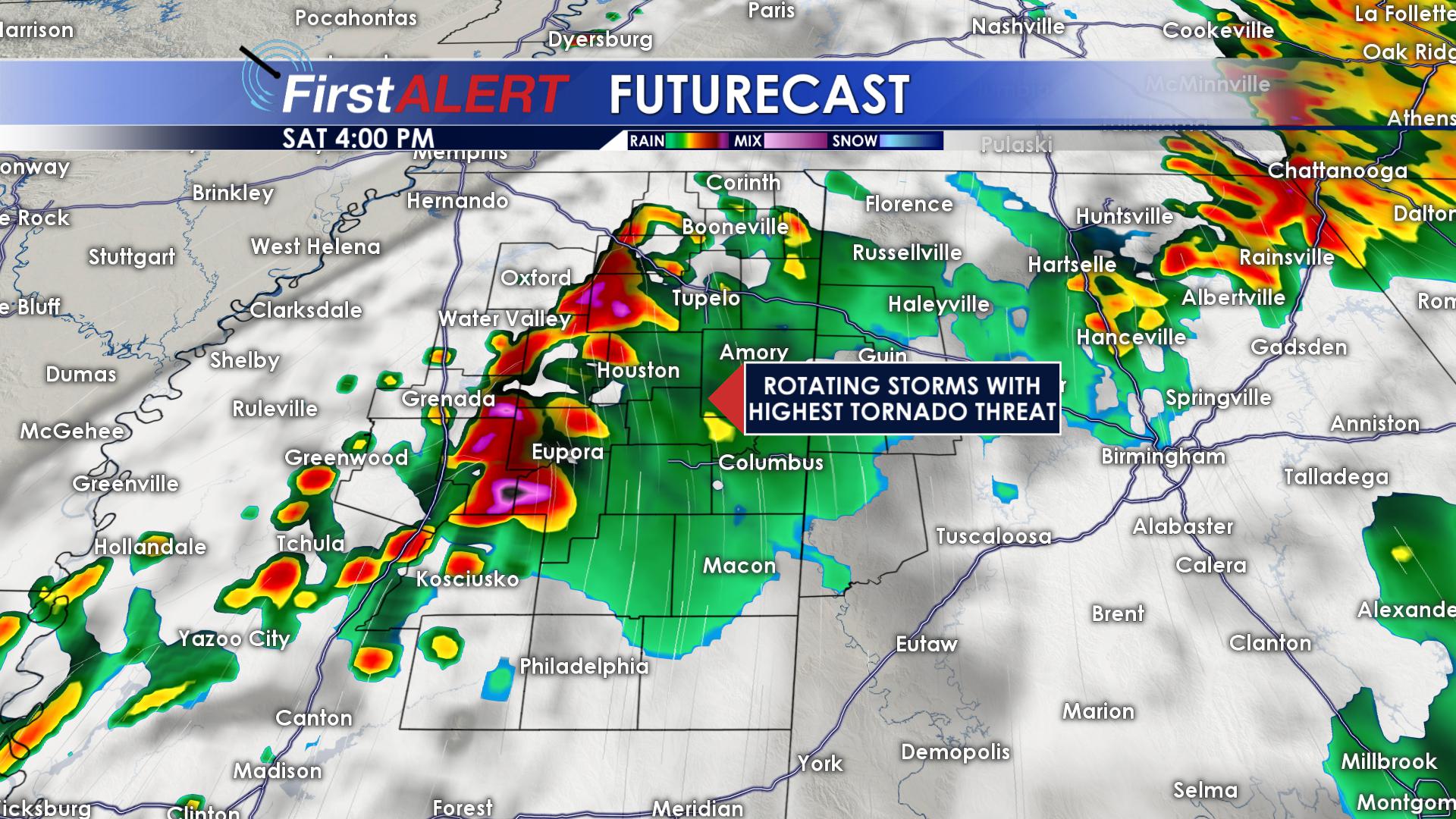 Severe Storms Expected Today - Home - WCBI TV | Telling Your Story