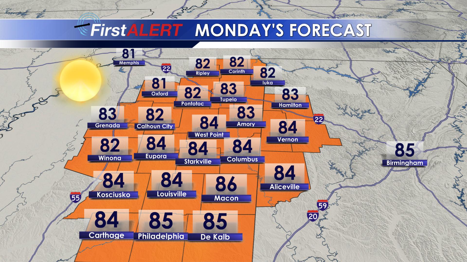 Summer Heat with Storms On The Way - Home - WCBI TV | Telling Your Story