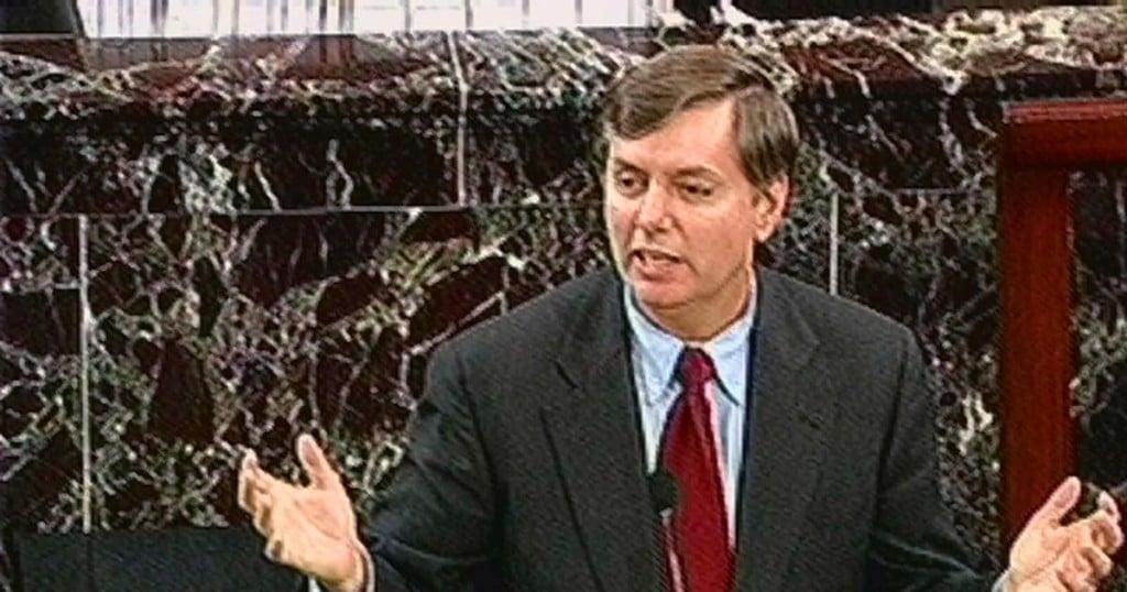 House Manager Lindsey Graham