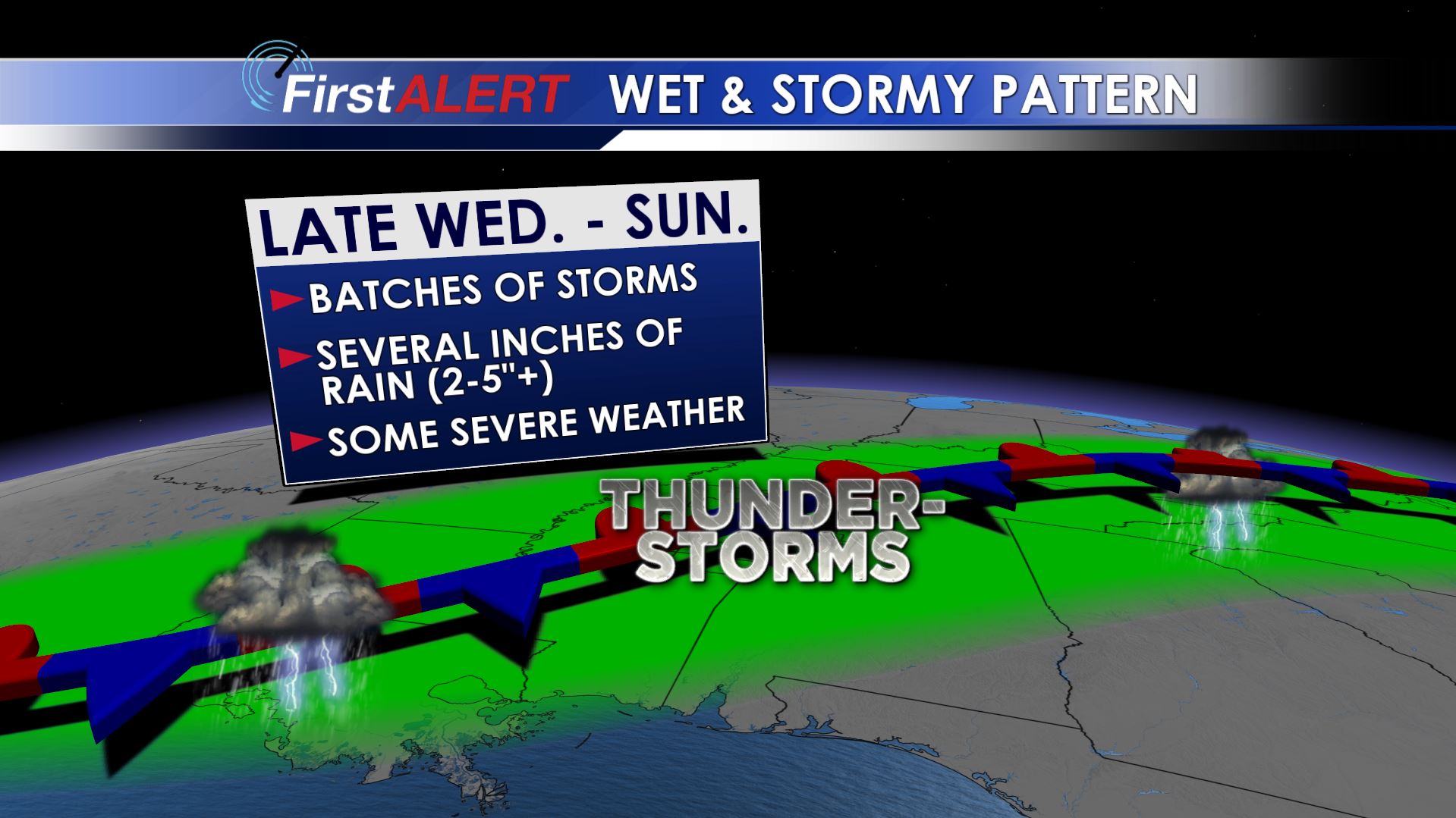 Wet and Stormy Weather On The Way - Home - WCBI TV | Telling Your Story