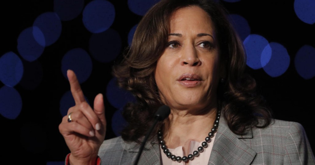 Democratic Presidential Candidate Sen. Kamala Harris