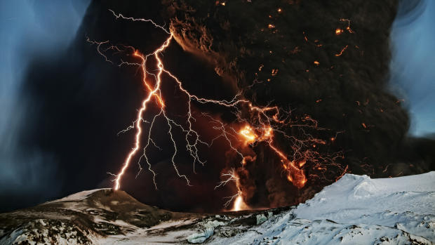 Lightning strikes 