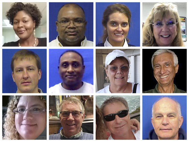 This combination of photos provided by the City of Virginia Beach on Saturday