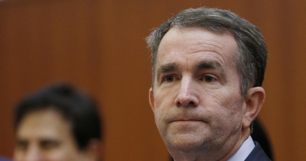 Virginia Gov. Ralph Northam prepares to address a news conference at the Capitol in Richmond