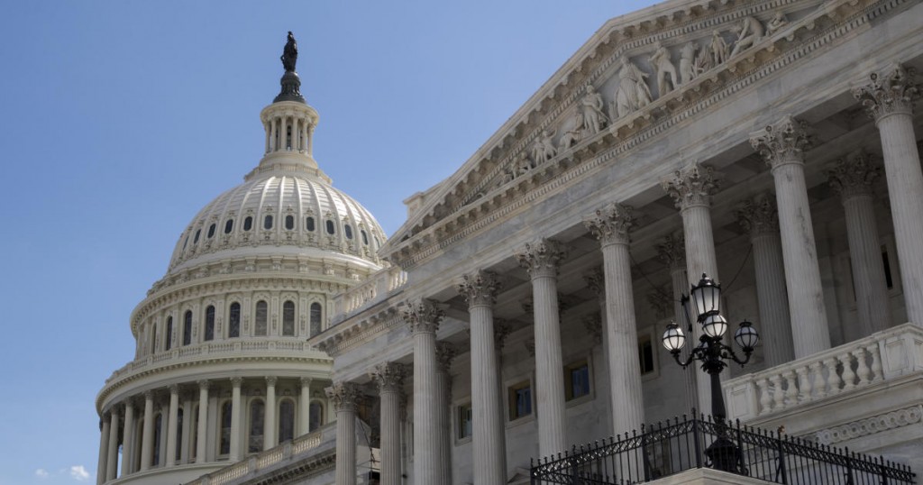 The Senate and Capitol Dome are seen on Capitol Hill in Washington
