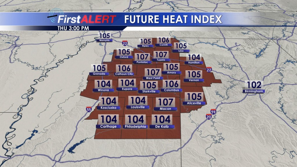 Thursday's Heat Index