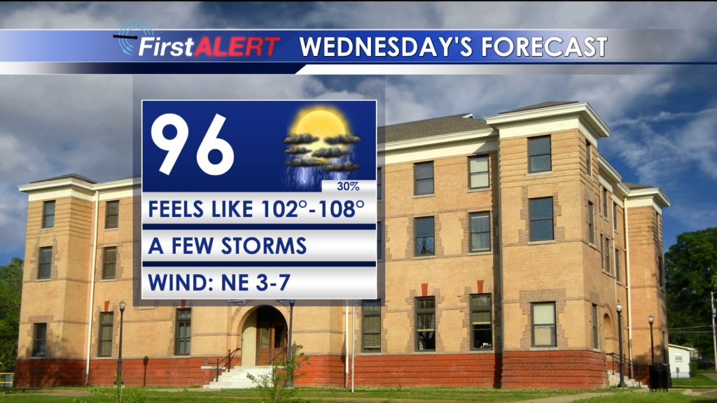 Wednesday's Forecast