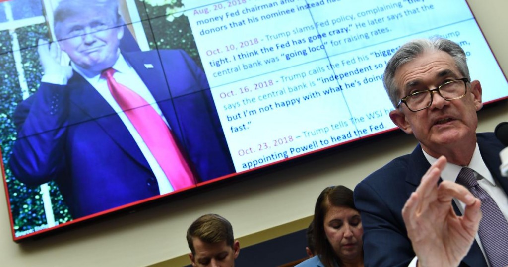 Federal Reserve Board Chairman Jerome Powell testifies during a full committee hearing on "Monetary Policy and the State of the Economy" on July 10
