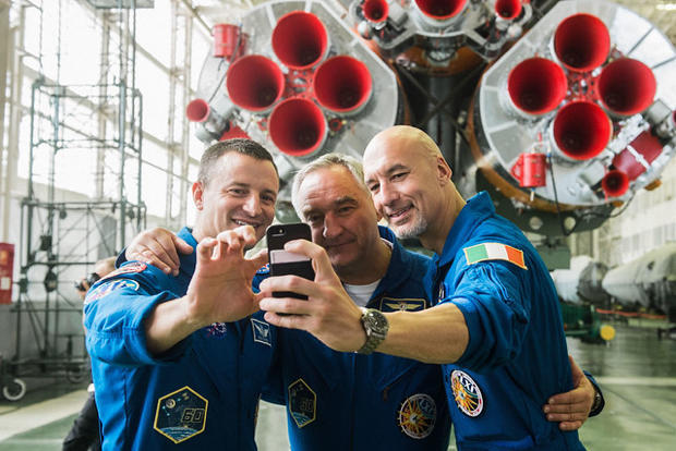 In the Integration Building at the Baikonur Cosmodrome in Kazakhstan