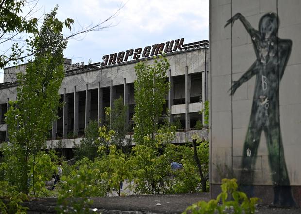UKRAINE-CHERNOBYL-NUCLEAR-TELEVISION-TOURISM