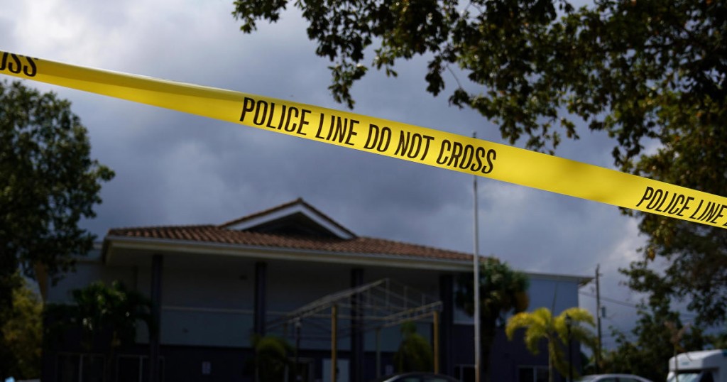FILE PHOTO: Police tape surrounds the Rehabilitation Center at Hollywood Hills in Hollywood