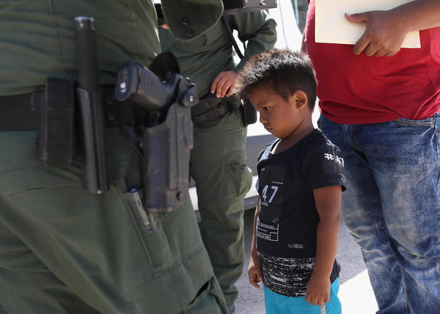 Border Patrol Agents Detain Migrants Near US-Mexico Border 