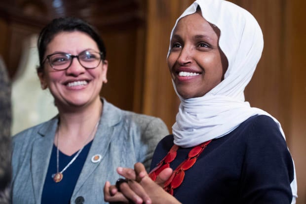 UNITED STATES - MARCH 13: Reps. Ilhan Omar