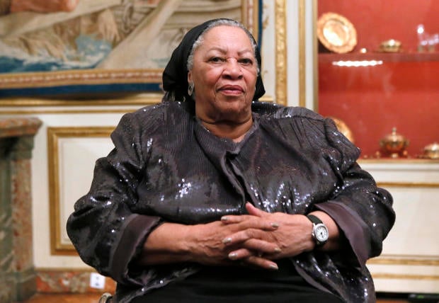 US author Toni Morrison poses on September 21