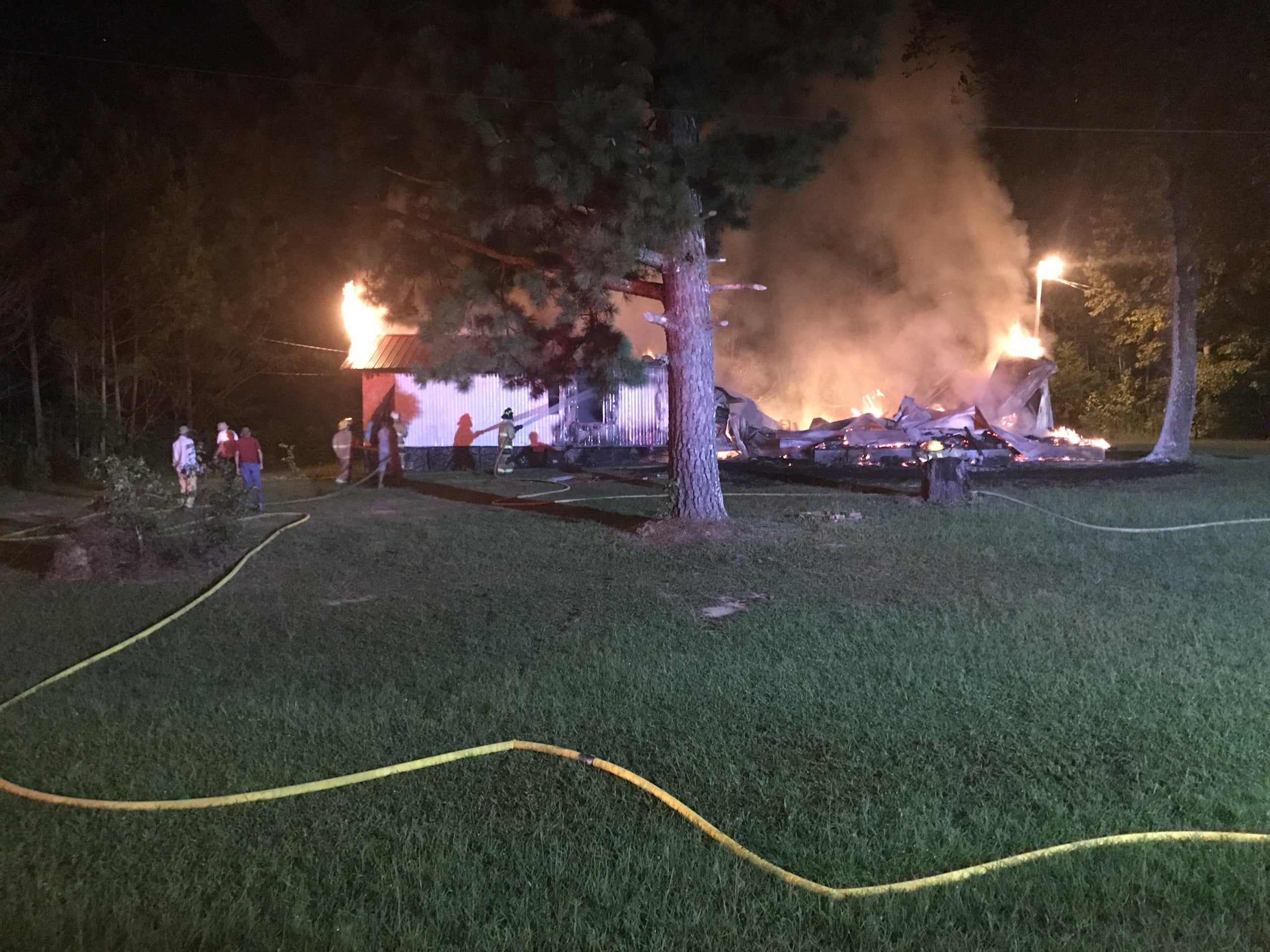 Fire destroys mobile home in Winston County - Home - WCBI TV | Telling ...