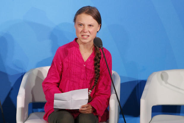 Environmental activist Greta Thunberg