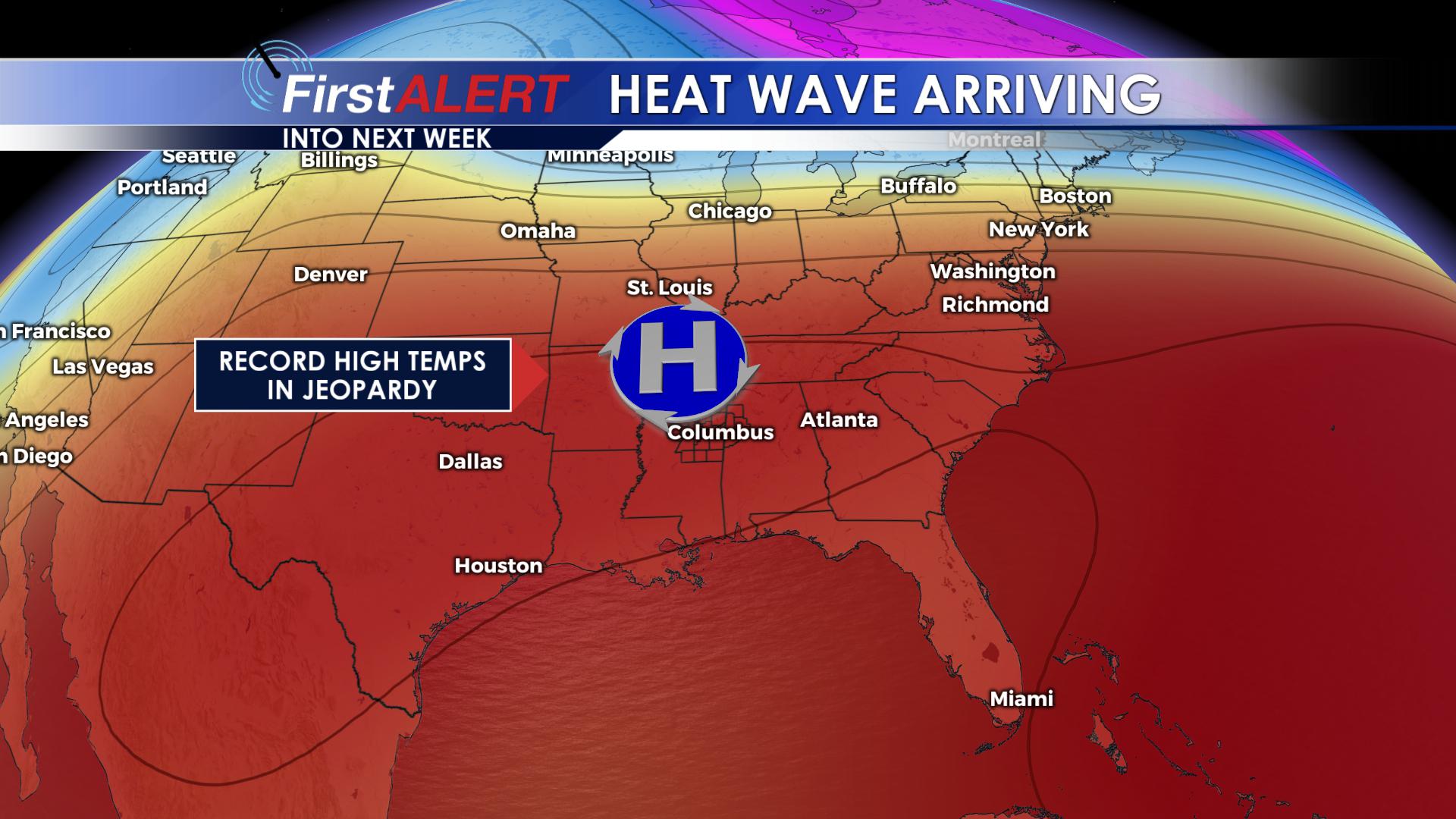 FIRST LOOK Record Breaking Heat Expected into the Beginning of October