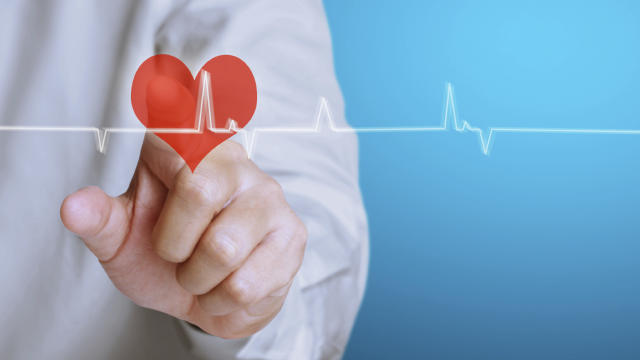 Medicine doctor working pushing heart