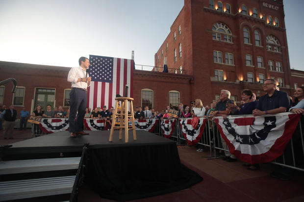 Democratic Presidential Candidate Pete Buttigieg Goes On Four Day Bus Campaign Swing Through Iowa 