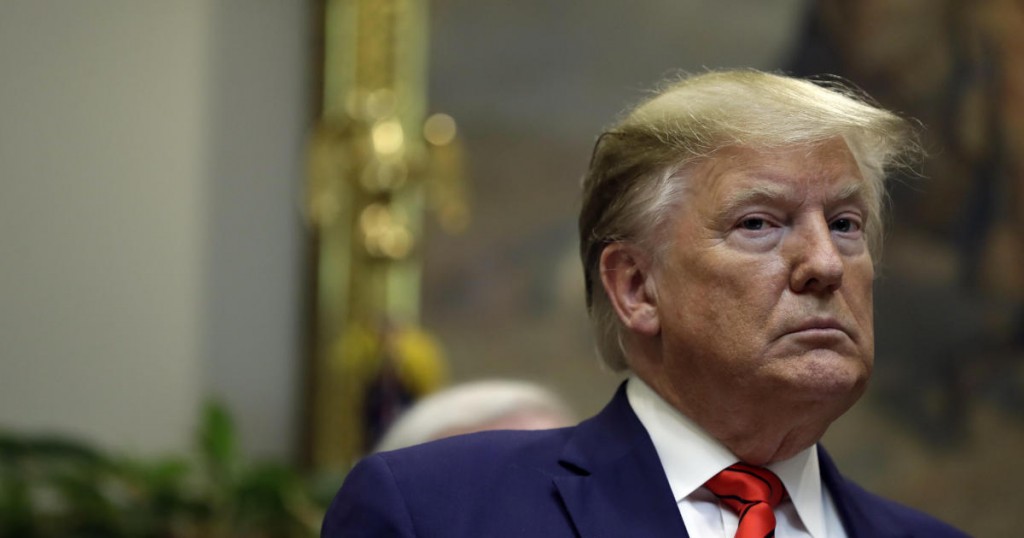President Donald Trump listens during an event on "transparency in Federal guidance and enforcement" in the Roosevelt Room of the White House