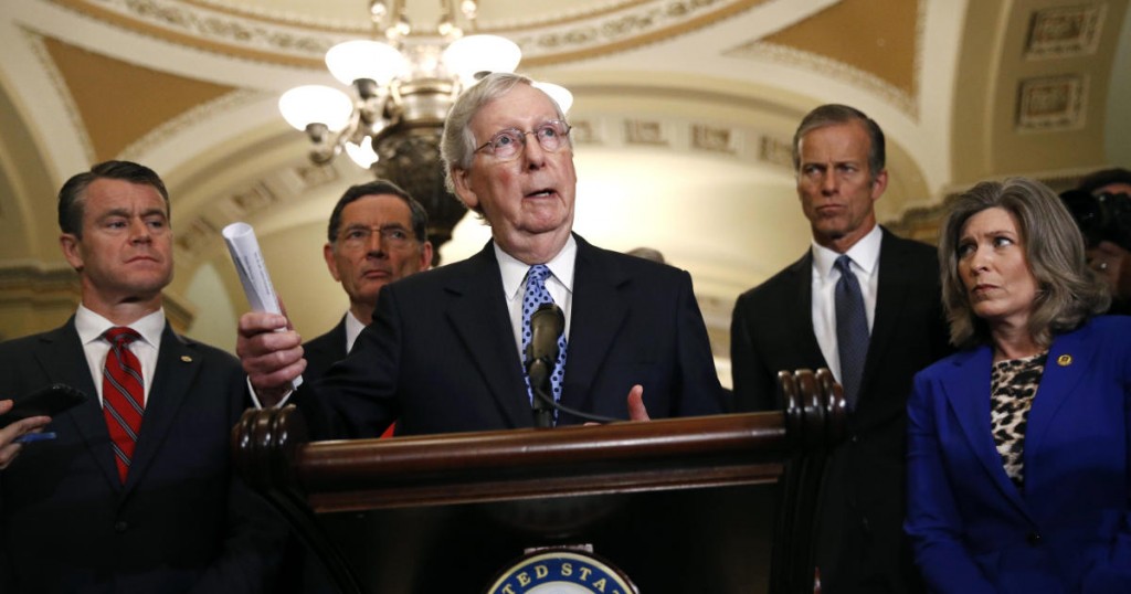 Senate Majority Leader Mitch McConnell of Ky.