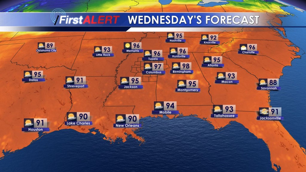 Wednesday's Forecast