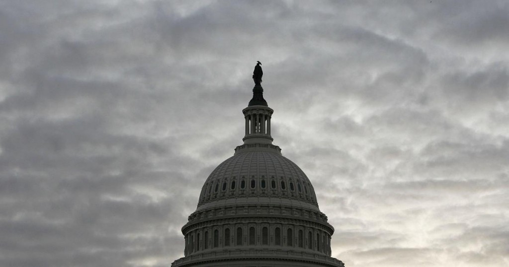 WASHINGTON - OCTOBER 26:  The U.S. Capitol is seen under a cloudy sky October 26