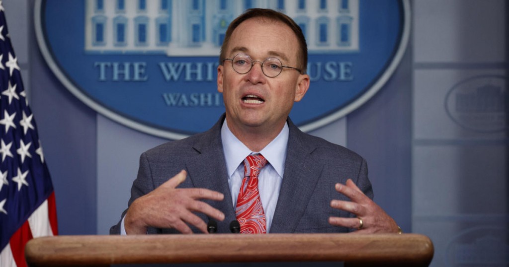 White House chief of staff Mick Mulvaney announces that the G7 will be held at Trump National Doral