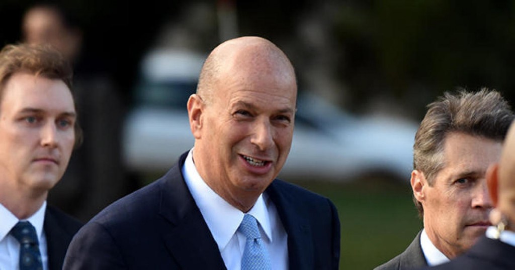 US Ambassador Gordon Sondland (C) arrives at the US Capitol October 17