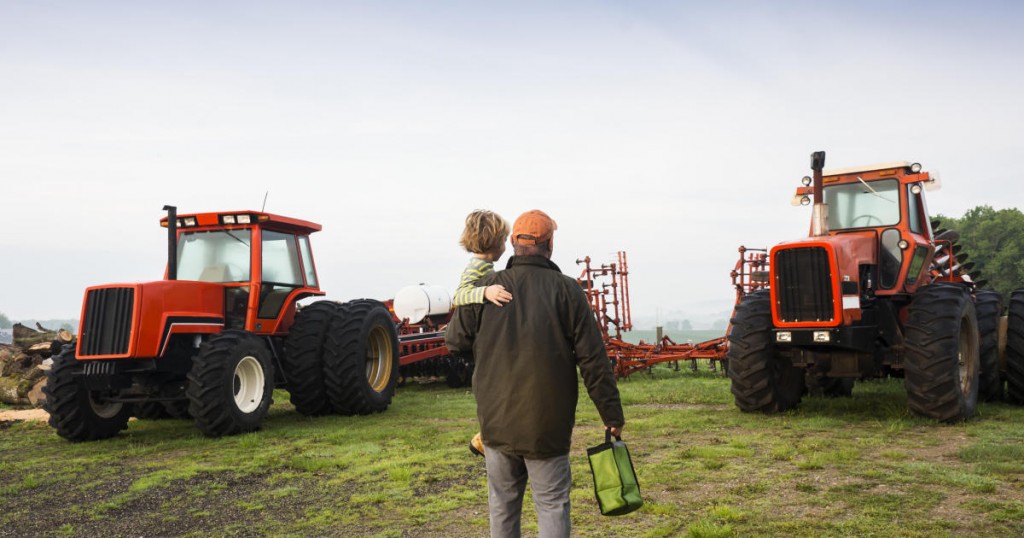 "A photograph of  a farmer