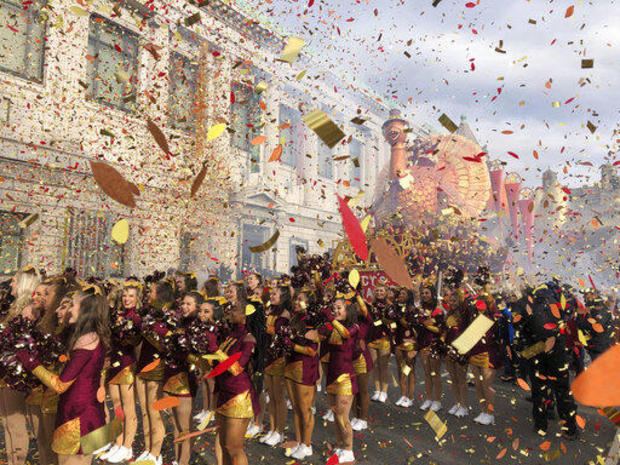 APTOPIX Thanksgiving Parade Balloons 