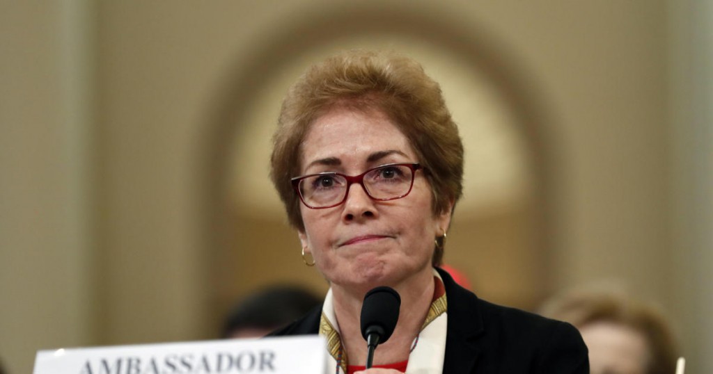 Former U.S. Ambassador to Ukraine Marie Yovanovitch testifies before the House Intelligence Committee