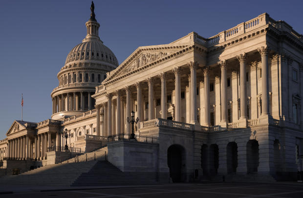 The Senate side of the Capitol is seen on the morning after the House of Representatives voted to impeach President Donald Trump for abuse of power and obstruction of Congress