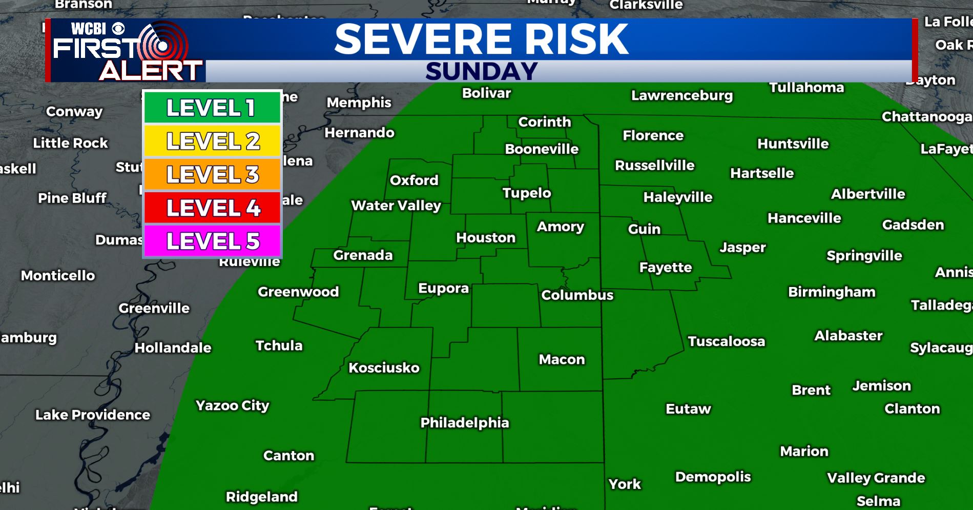 A quiet Friday followed by stormy weather for the weekend - Home - WCBI ...
