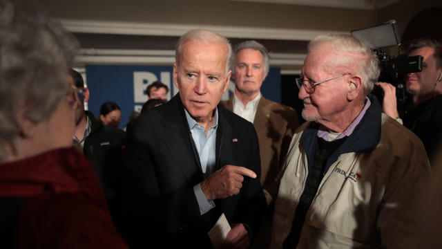 Democratic Presidential Candidate Joe Biden Campaigns To Iowa 