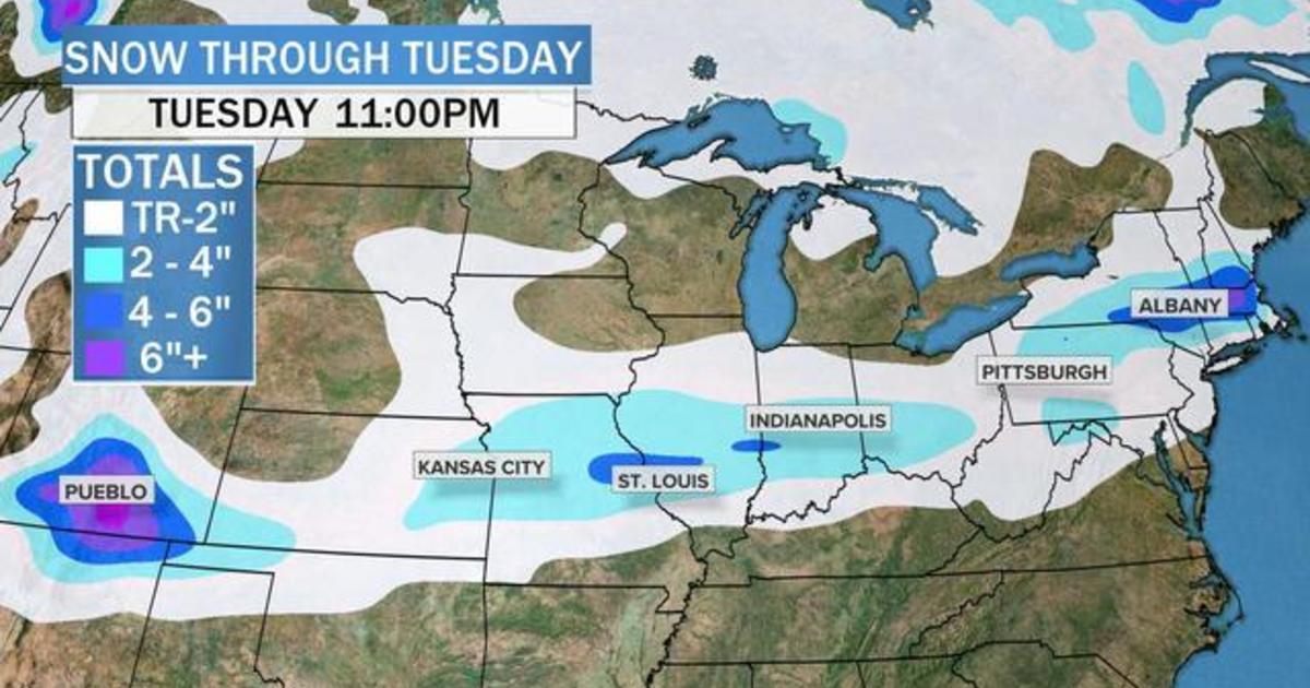 Midwest hit with snow as storm heads east - Home - WCBI TV | Telling ...