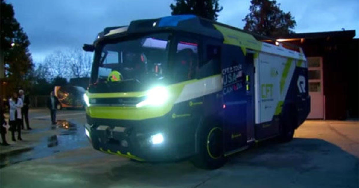 World's first all-electric fire engine unveiled in California - Home ...