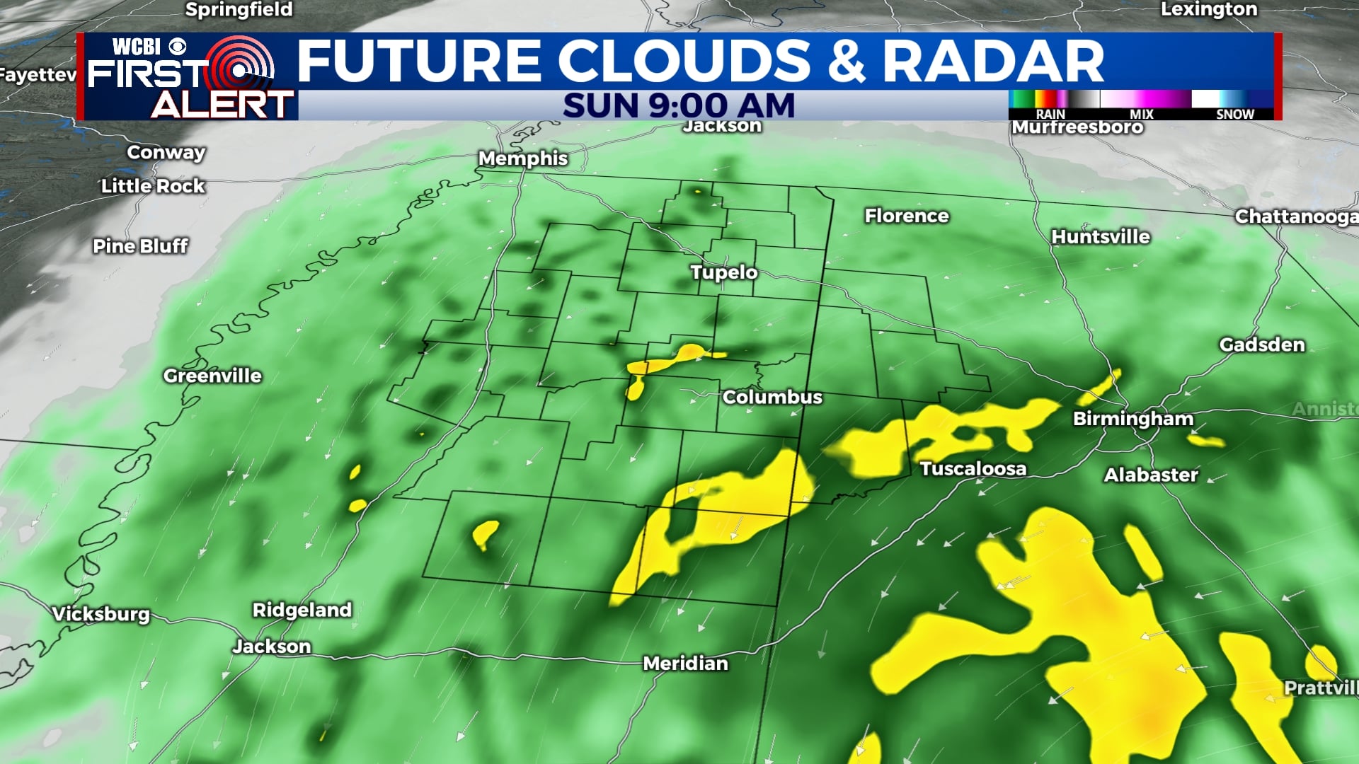 Cold and Rainy Sunday, Warm Christmas - Home - WCBI TV | Telling Your Story