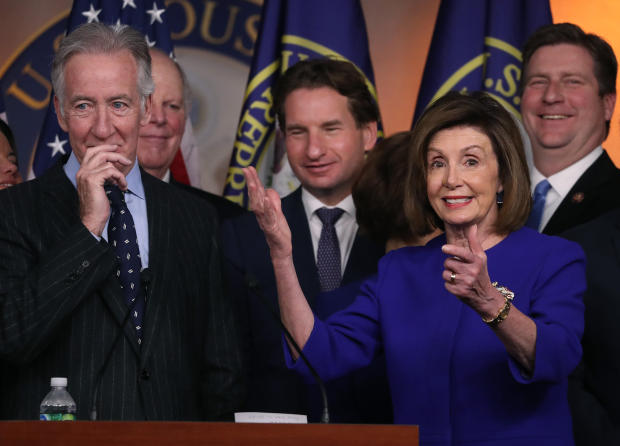 House Speaker Pelosi Holds Press Conference On USMCA Trade Deal 