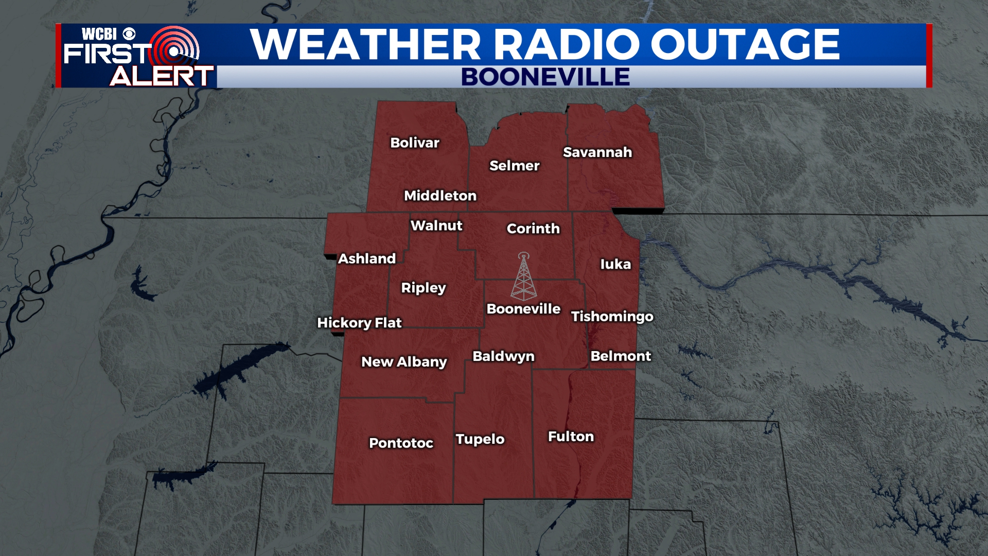 Booneville Weather Radio Offline Home WCBI TV Your News Leader