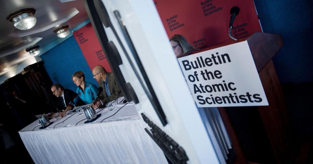 Members of the Bulletin of the Atomic Scientists talk about why they moved their Doomsday clock 30 seconds closer to the end of the world January 25