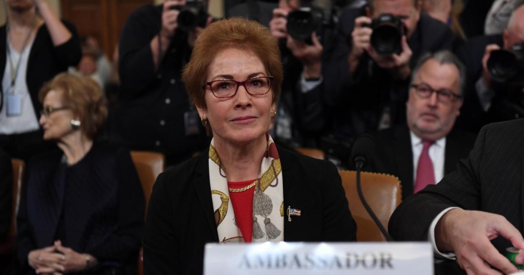 Former US Ambassador to the Ukraine Marie Yovanovitch testifies during the second public hearings held by the House Permanent Select Committee on Intelligence as part of the impeachment inquiry into US President Donald Trump