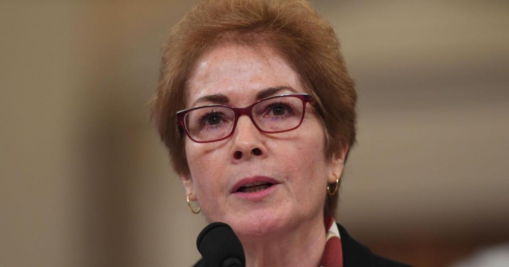 Former US Ambassador to the Ukraine Marie Yovanovitch testifies before the House Permanent Select Committee on Intelligence as part of the impeachment inquiry into US President Donald Trump