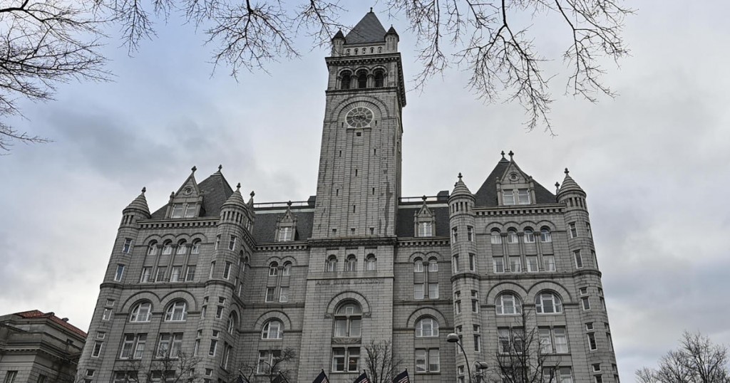 The International Trump Hotel is seen in Washington